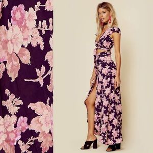 FLYNN SKYE WRAP IT UP SKIRT NWT XS Planet Blue